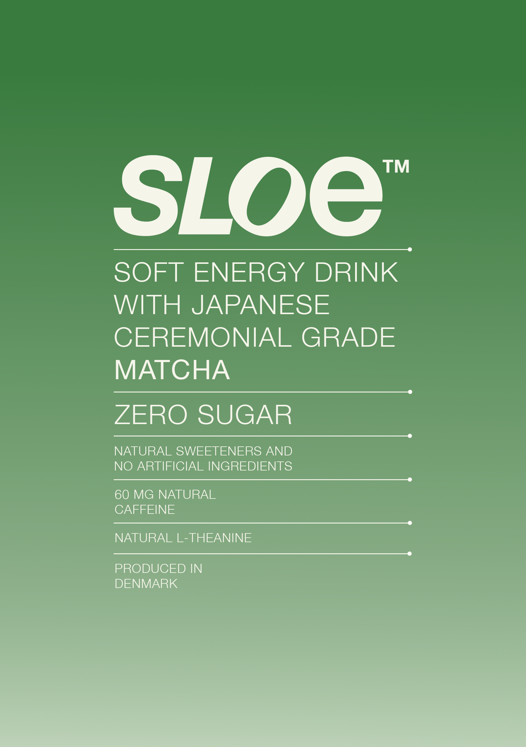 SLOE Matcha Energy Drink